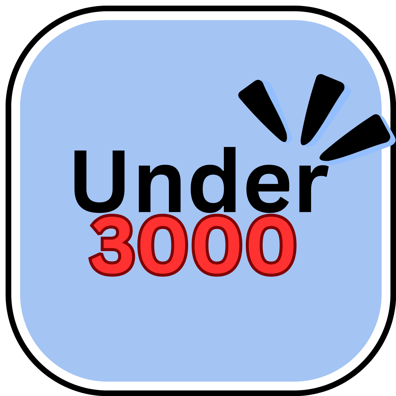 under 3000